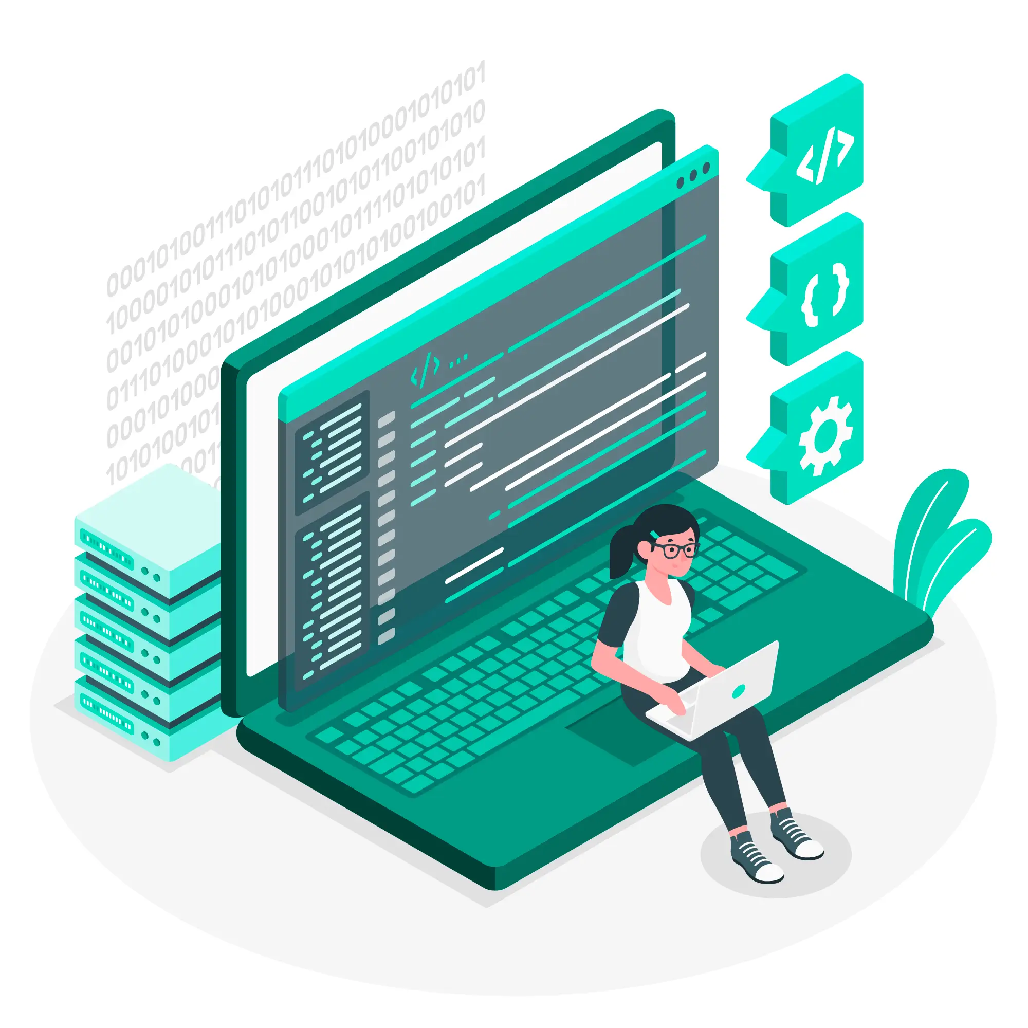 Easy coding illustration